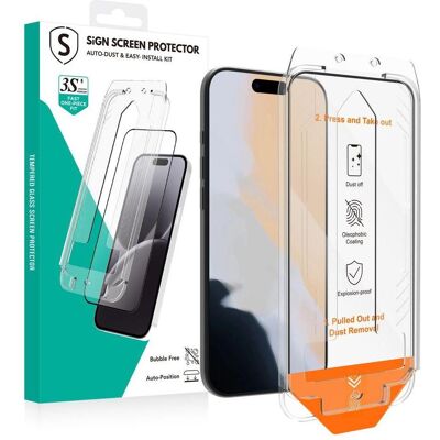 SiGN Screen Protector for iPhone 17 Pro with dust free applicator (Apple iPhone 17 Pro), Smartphone Schutzfolie SiGN Screen Protector for iPhone 17 Pro with dust free applicator (Apple iPhone 17 Pro), Smartphone Schutzfolie
