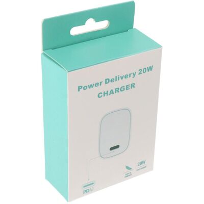 AccuCell USB-C Schnell-Ladegerät max. 20W, 5V, 9V oder 12 Volt, weiss (20 W, 1 Port), USB Ladegerät, Weiss AccuCell USB-C Schnell-Ladegerät max. 20W, 5V, 9V oder 12 Volt, weiss (20 W, 1 Port), USB Ladegerät, Weiss