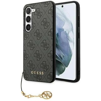 Guess GUHCSA35GF4GGR A35 A356 czarny/black hardcase 4G Charms Collection (Samsung Galaxy A35), Smartphone Hülle, Schwarz Guess GUHCSA35GF4GGR A35 A356 czarny/black hardcase 4G Charms Collection (Samsung Galaxy A35), Smartphone Hülle, Schwarz