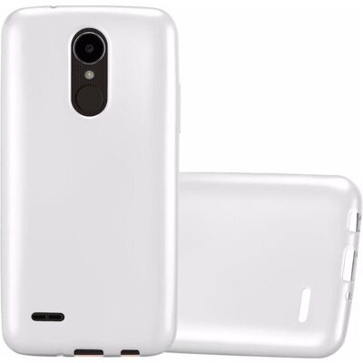 Cadorabo TPU Matt Metallic Cover (LG K4), Smartphone Hülle, Silber Cadorabo TPU Matt Metallic Cover (LG K4), Smartphone Hülle, Silber