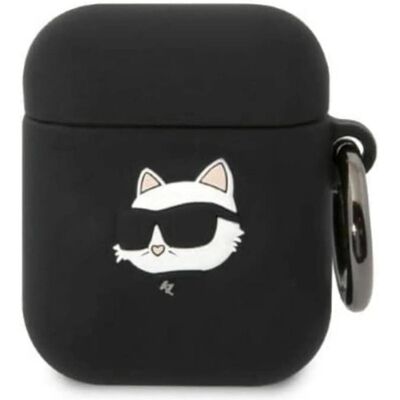 Karl Lagerfeld Airpods 1/2 Silikonhülle - Mit NFT-Logo Karl Lagerfeld Airpods 1/2 Silikonhülle - Mit NFT-Logo