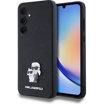 Karl Lagerfeld A35 Hartschale - Saffiano Schwarz - Smartphone-Hülle Karl Lagerfeld A35 Hartschale - Saffiano Schwarz - Smartphone-Hülle