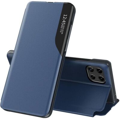 Hurtel Samsung Galaxy A22 Eco Leather View Hülle - Blau Hurtel Samsung Galaxy A22 Eco Leather View Hülle - Blau