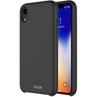 SiGN Liquid Silicone Case for iPhone 12 Mini - Black (Apple iPhone 12 mini), Smartphone Hülle, Schwarz SiGN Liquid Silicone Case for iPhone 12 Mini - Black (Apple iPhone 12 mini), Smartphone Hülle, Schwarz