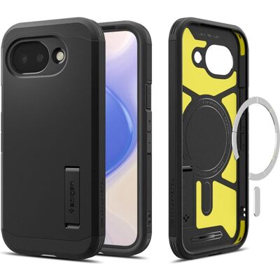 Spigen Tough Armor (Mag Fit) (Google Pixel 10a), Smartphone Hülle, Schwarz Spigen Tough Armor (Mag Fit) (Google Pixel 10a), Smartphone Hülle, Schwarz