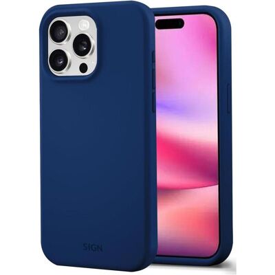 SiGN Liquid Silicone Case for iPhone 16 Pro - Blue (Apple iPhone 16 Pro), Smartphone Hülle, Blau SiGN Liquid Silicone Case for iPhone 16 Pro - Blue (Apple iPhone 16 Pro), Smartphone Hülle, Blau