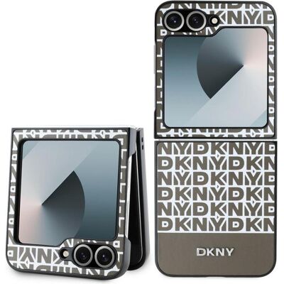 DKNY Samsung Galaxy Z Flip6 Hülle - Braun - Schutzcover DKNY Samsung Galaxy Z Flip6 Hülle - Braun - Schutzcover