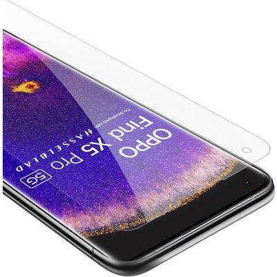 Cadorabo Tempered Schutzglas für Oppo FIND X5 PRO (1 Stk., Oppo Find X5 Pro), Smartphone Schutzfolie, Transparent Cadorabo Tempered Schutzglas für Oppo FIND X5 PRO (1 Stk., Oppo Find X5 Pro), Smartphone Schutzfolie, Transparent