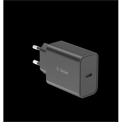 SiGN 45W Charger, USB-C PD, Fast Charging, MacBook Air, iPhone etc. - Black (45 W), USB Ladegerät, Schwarz SiGN 45W Charger, USB-C PD, Fast Charging, MacBook Air, iPhone etc. - Black (45 W), USB Ladegerät, Schwarz