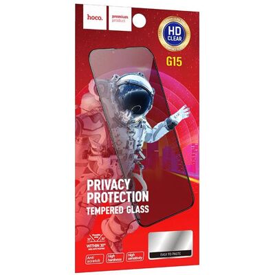 Hoco Privacy Screen Protector (Apple iPhone 11 Pro, Apple iPhone X, Apple iPhone XS), Smartphone Schutzfolie, Transparent Hoco Privacy Screen Protector (Apple iPhone 11 Pro, Apple iPhone X, Apple iPhone XS), Smartphone Schutzfolie, Transparent