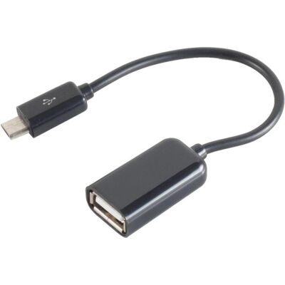 Shiverpeaks S/CONN maximum connectivity Smartphone-Adapter-USB-OTG (On-the-go) Adapterkabel, Micro-USB-Stecker T (0.10 m, USB 2.0), USB Kabel Shiverpeaks S/CONN maximum connectivity Smartphone-Adapter-USB-OTG (On-the-go) Adapterkabel, Micro-USB-Stecker T (0.10 m, USB 2.0), USB Kabel