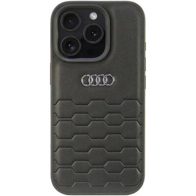 Audi iPhone 16 Pro Kunstleder Hülle - Handyhülle Audi iPhone 16 Pro Kunstleder Hülle - Handyhülle