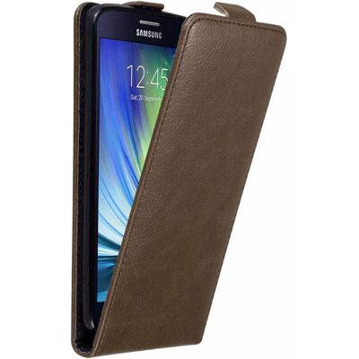 Cadorabo Flip wie Invisible Cover (Samsung Galaxy A7), Smartphone Hülle, Braun Cadorabo Flip wie Invisible Cover (Samsung Galaxy A7), Smartphone Hülle, Braun