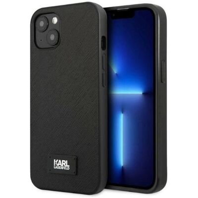 Karl Lagerfeld iPhone 13 mini Saffiano Lederhülle Karl Lagerfeld iPhone 13 mini Saffiano Lederhülle