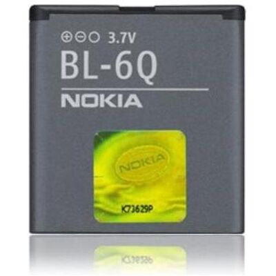 Nokia BL-6Q - Mobiltelefonakku - Li-Ion - 970 mAh, Smartphone Akku Nokia BL-6Q - Mobiltelefonakku - Li-Ion - 970 mAh, Smartphone Akku