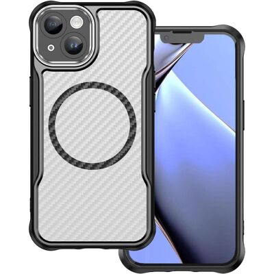 OEM Defender Carbon Mag case for iPhone 13 6,1" black (Apple iPhone 13), Smartphone Hülle, Schwarz OEM Defender Carbon Mag case for iPhone 13 6,1" black (Apple iPhone 13), Smartphone Hülle, Schwarz