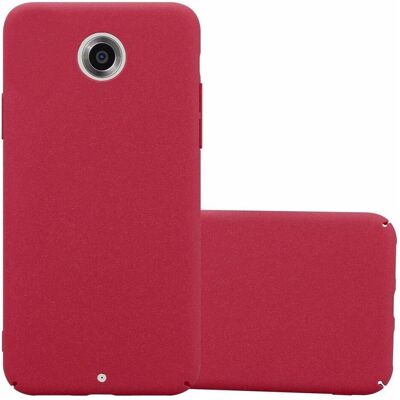 Motorola Google NEXUS 6 Frosty Rot Hartschale - Schutzcover Motorola Google NEXUS 6 Frosty Rot Hartschale - Schutzcover