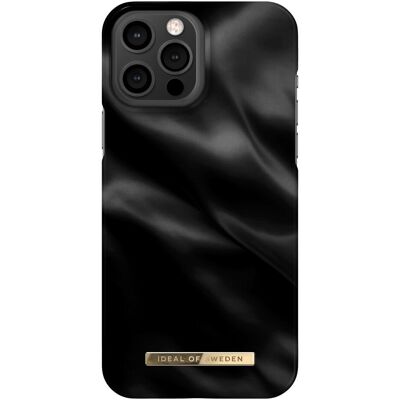 iDeal Of Sweden Designer Hard-Cover Black Satin (Apple iPhone 12 Pro Max, Apple iPhone 13 Pro Max), Smartphone Hülle, Schwarz iDeal Of Sweden Designer Hard-Cover Black Satin (Apple iPhone 12 Pro Max, Apple iPhone 13 Pro Max), Smartphone Hülle, Schwarz