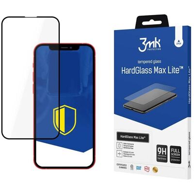3MK HardGlass Max Lite for Oppo A54 5G black frame (Oppo A54 5G), Smartphone Schutzfolie, Schwarz 3MK HardGlass Max Lite for Oppo A54 5G black frame (Oppo A54 5G), Smartphone Schutzfolie, Schwarz