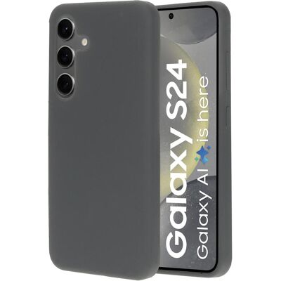 Mobiparts Silicone Cover Samsung Galaxy S24 Urban Grey (Samsung Galaxy S24), Smartphone Hülle, Grau Mobiparts Silicone Cover Samsung Galaxy S24 Urban Grey (Samsung Galaxy S24), Smartphone Hülle, Grau