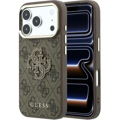 Guess - Hardcase 4G Big Resin Logo (GUHCP18L6P4SRMLW) - iPhone 18 Pro - Brown (Apple iPhone 17 Pro), Smartphone Hülle, Braun Guess - Hardcase 4G Big Resin Logo (GUHCP18L6P4SRMLW) - iPhone 18 Pro - Brown (Apple iPhone 17 Pro), Smartphone Hülle, Braun