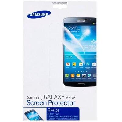 Samsung Galaxy Mega 6.3 Bildschirmschutz - 2 Stück, Transparent Samsung Galaxy Mega 6.3 Bildschirmschutz - 2 Stück, Transparent