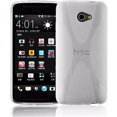 Cadorabo HTC Butterfly S Schutzhülle - Halb Transparent - Handyhülle Cadorabo HTC Butterfly S Schutzhülle - Halb Transparent - Handyhülle