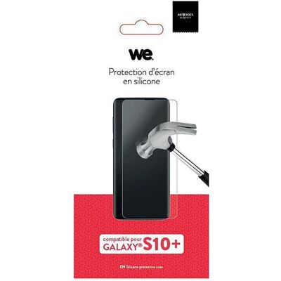 We-Vibe Protection d'écran Galaxy S10+ Conception en silicone 3H Anti-rayures - Anti-ref (Samsung Galaxy S10+), Smartphone Schutzfolie, Transparent We-Vibe Protection d'écran Galaxy S10+ Conception en silicone 3H Anti-rayures - Anti-ref (Samsung Galaxy S10+), Smartphone Schutzfolie, Transparent