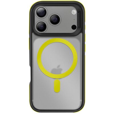 OEM Back panel cover Case NEO for IPHONE 17 Pro compatible with MagSafe yellow (Apple iPhone 17 Pro), Smartphone Hülle, Gelb, Transparent OEM Back panel cover Case NEO for IPHONE 17 Pro compatible with MagSafe yellow (Apple iPhone 17 Pro), Smartphone Hülle, Gelb, Transparent