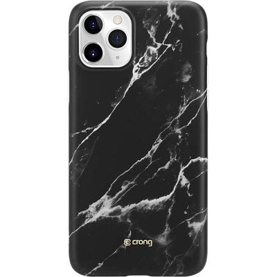 Crong Marble Case Schutzhülle für iPhone 11 Pro (Schwarz) (Apple iPhone 11 Pro), Smartphone Hülle, Schwarz Crong Marble Case Schutzhülle für iPhone 11 Pro (Schwarz) (Apple iPhone 11 Pro), Smartphone Hülle, Schwarz