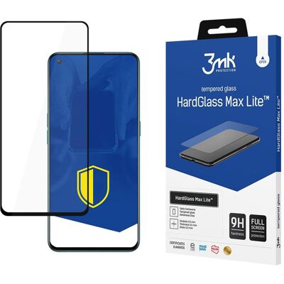 3MK HardGlass Max Lite for OnePlus Nord CE 5G black frame (OnePlus Nord CE 5G), Smartphone Schutzfolie, Schwarz 3MK HardGlass Max Lite for OnePlus Nord CE 5G black frame (OnePlus Nord CE 5G), Smartphone Schutzfolie, Schwarz