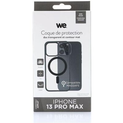 We-Vibe We Coque de protection RUBBER APPLE IPHONE 13 PRO MAX - Dos transparent contour (Apple iPhone 13 Pro Max), Smartphone Hülle, Transparent We-Vibe We Coque de protection RUBBER APPLE IPHONE 13 PRO MAX - Dos transparent contour (Apple iPhone 13 Pro Max), Smartphone Hülle, Transparent