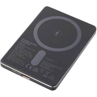 Intenso Magn. Wireless Powerbank MW5000 5000 mAh Grey (5000 mAh, 20 W, 74 Wh), Powerbank, Grau Intenso Magn. Wireless Powerbank MW5000 5000 mAh Grey (5000 mAh, 20 W, 74 Wh), Powerbank, Grau