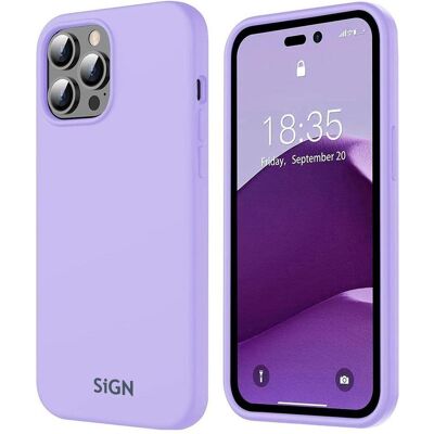 SiGN Liquid Silikonhülle für iPhone 14 Pro - Lavendel SiGN Liquid Silikonhülle für iPhone 14 Pro - Lavendel