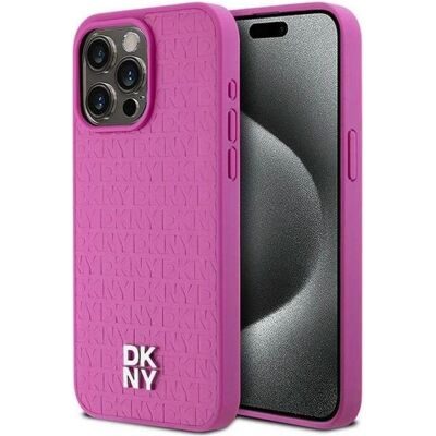 DKNY Pink MagSafe Handyhülle für iPhone 15 Pro Max DKNY Pink MagSafe Handyhülle für iPhone 15 Pro Max