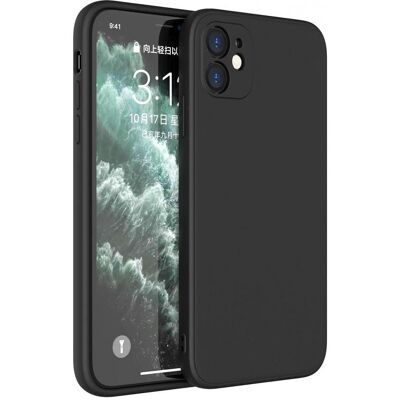 Screenguard Liquid Silicone Case (Apple iPhone 12 mini), Smartphone Hülle, Schwarz Screenguard Liquid Silicone Case (Apple iPhone 12 mini), Smartphone Hülle, Schwarz