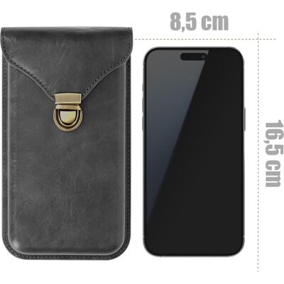 Avizar Gürtelhülle Vertikal für Smartphones bis 6,7'' - Handyhülle Avizar Gürtelhülle Vertikal für Smartphones bis 6,7'' - Handyhülle
