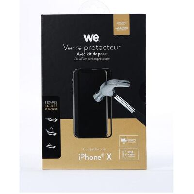 We-Vibe Verre protecteur avec Kit de pose iPhone X - Xs - 11 pro 3D full cover - verre i (Apple iPhone 11 Pro, Apple iPhone X, Apple iPhone XS), Smartphone Schutzfolie We-Vibe Verre protecteur avec Kit de pose iPhone X - Xs - 11 pro 3D full cover - verre i (Apple iPhone 11 Pro, Apple iPhone X, Apple iPhone XS), Smartphone Schutzfolie