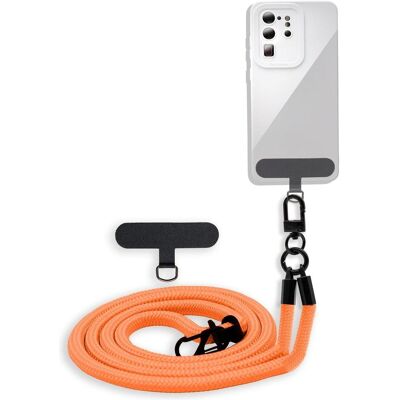 Cadorabo Handykette für Sony Xperia Tablet Z4 (10.1 Zoll) Necklace Hülle mit verstellbarem Kordelband, Handykette, Orange Cadorabo Handykette für Sony Xperia Tablet Z4 (10.1 Zoll) Necklace Hülle mit verstellbarem Kordelband, Handykette, Orange
