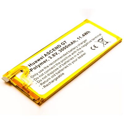 Huawei Ascend G7 - 3.000 mAh Li-Polymer Akku - Smartphone Ersatz Huawei Ascend G7 - 3.000 mAh Li-Polymer Akku - Smartphone Ersatz