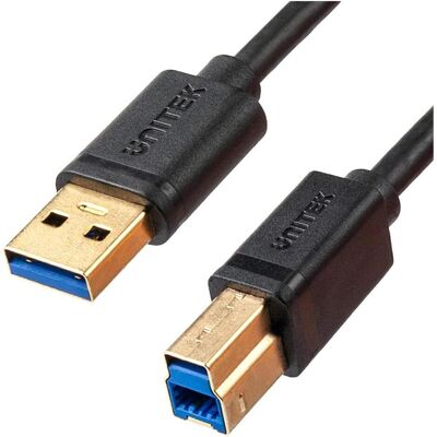 Unitek C14095BK USB 3.0 A zu USB B Druckerkabel - 2m Unitek C14095BK USB 3.0 A zu USB B Druckerkabel - 2m