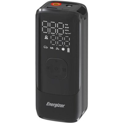 Energizer Power Bank 4000mah Usbc Con Air Compressor LED Display (2000 mAh, 7.40 Wh), Powerbank, Schwarz Energizer Power Bank 4000mah Usbc Con Air Compressor LED Display (2000 mAh, 7.40 Wh), Powerbank, Schwarz