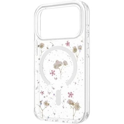 Fixed MagBloom-Rückseite mit MagSafe-Halterung für Apple iPhone 17 Pro, Farbe: Blush Plum (Apple iPhone 17 Pro), Smartphone Hülle, Transparent, Pink Fixed MagBloom-Rückseite mit MagSafe-Halterung für Apple iPhone 17 Pro, Farbe: Blush Plum (Apple iPhone 17 Pro), Smartphone Hülle, Transparent, Pink