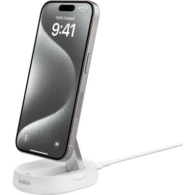 Belkin BoostCharge Pro (15 W), Wireless Charger, Weiss Belkin BoostCharge Pro (15 W), Wireless Charger, Weiss