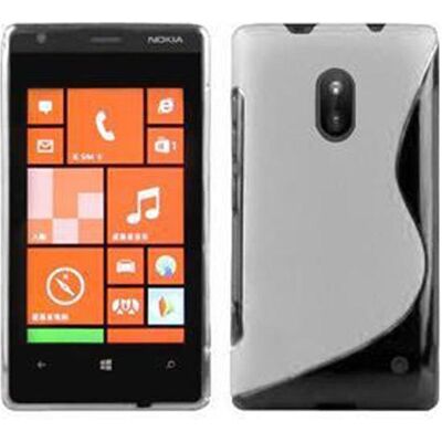 Nokia Lumia 620 Magnesium Weiß S-Line TPU Hülle Nokia Lumia 620 Magnesium Weiß S-Line TPU Hülle