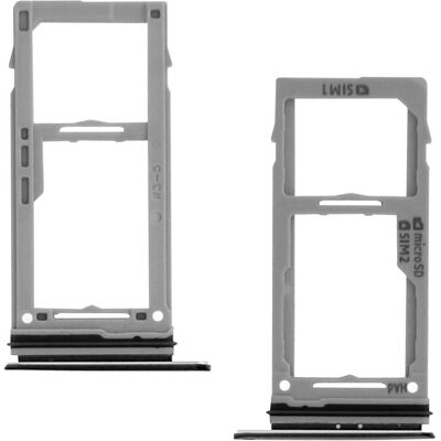 Avizar Ersatz Sim-Halter Galaxy S9 (SIM-Halterung, Samsung Galaxy S9+), Mobilgerät Ersatzteile, Schwarz Avizar Ersatz Sim-Halter Galaxy S9 (SIM-Halterung, Samsung Galaxy S9+), Mobilgerät Ersatzteile, Schwarz