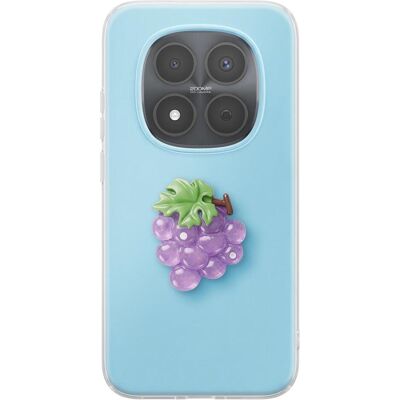 Avizar Hülle für Redmi Note 15 Pro 5G mit 3D-Traubenmotiv in Relief und Erhöhtem Rand (Xiaomi Redmi Note 15 Pro), Smartphone Hülle, Blau Avizar Hülle für Redmi Note 15 Pro 5G mit 3D-Traubenmotiv in Relief und Erhöhtem Rand (Xiaomi Redmi Note 15 Pro), Smartphone Hülle, Blau