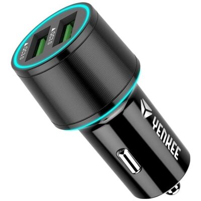 Yenkee YAC 2136 Dual USB Autoladegerät - Schnelles Laden Yenkee YAC 2136 Dual USB Autoladegerät - Schnelles Laden