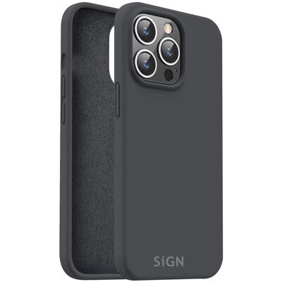 SiGN Liquid Silicone Case for iPhone 15 Pro Max - Black (Apple iPhone 15 Pro Max), Smartphone Hülle, Schwarz SiGN Liquid Silicone Case for iPhone 15 Pro Max - Black (Apple iPhone 15 Pro Max), Smartphone Hülle, Schwarz