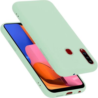 Samsung Galaxy A20s Flüssigsilikon Hülle - Grün Samsung Galaxy A20s Flüssigsilikon Hülle - Grün
